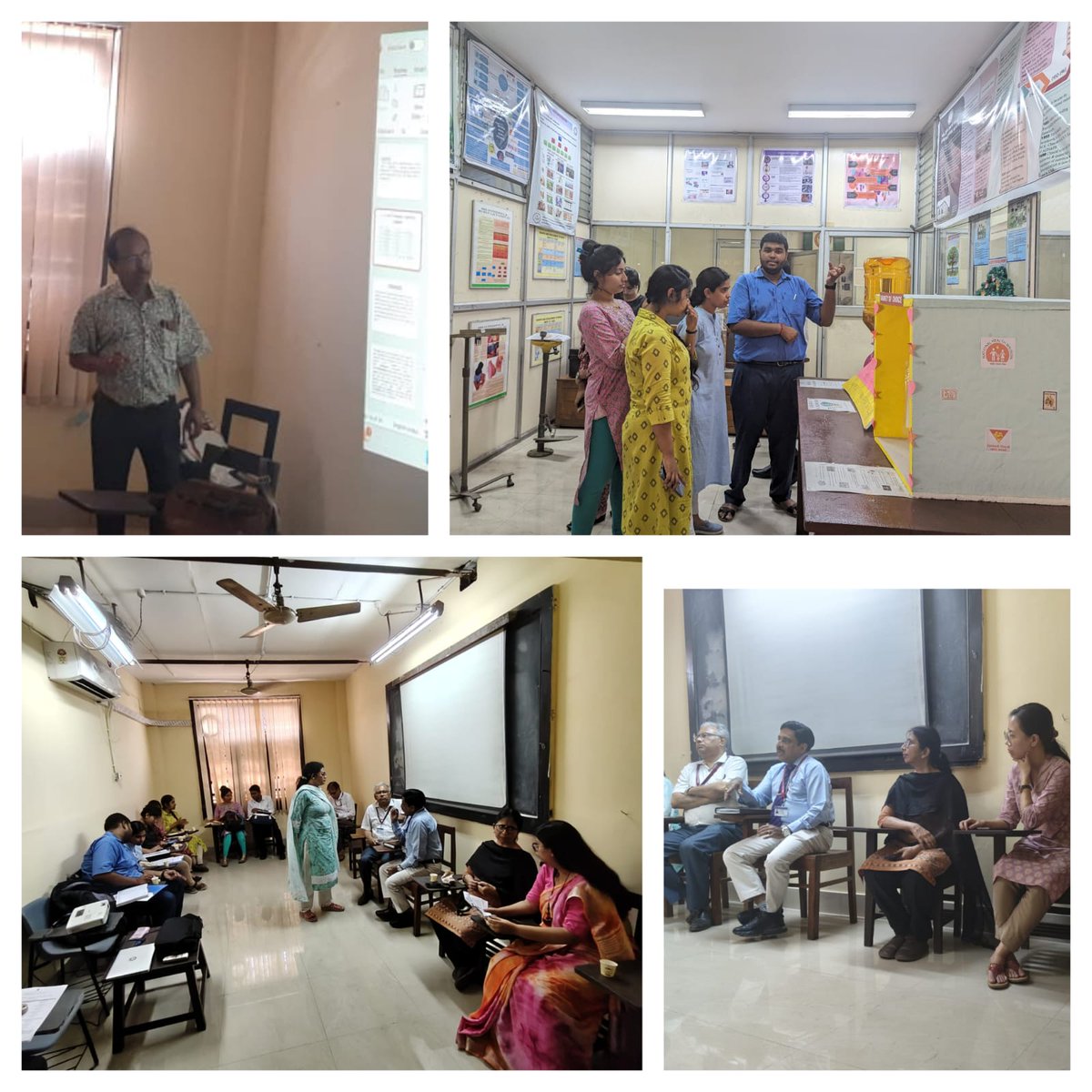 aiihphkolkata's tweet photo. One day training program on "Basics of Occupational Health and Safety" for https://t.co/37FCS34H2X Physiology Students and Research Scholars of Kalyani University was conducted on 18th April,2024. Dr.M.Sahu, Associate Professor and HoD delivered the Welcome Address. https://t.co/48xXw9Era7
