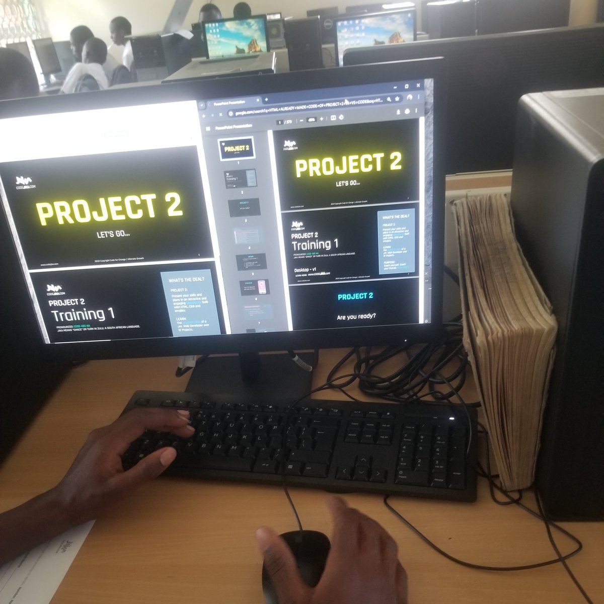 codejika's tweet image. In Uganda, students from Ntare High School are wrapping up their Project 2, where they have built engaging Website CVs using HTML, CSS, and emojis. A big shoutout to their coach and mentor, Keith Muwanguzi, for his amazing guidance and support!  

#codeforchange #codejika