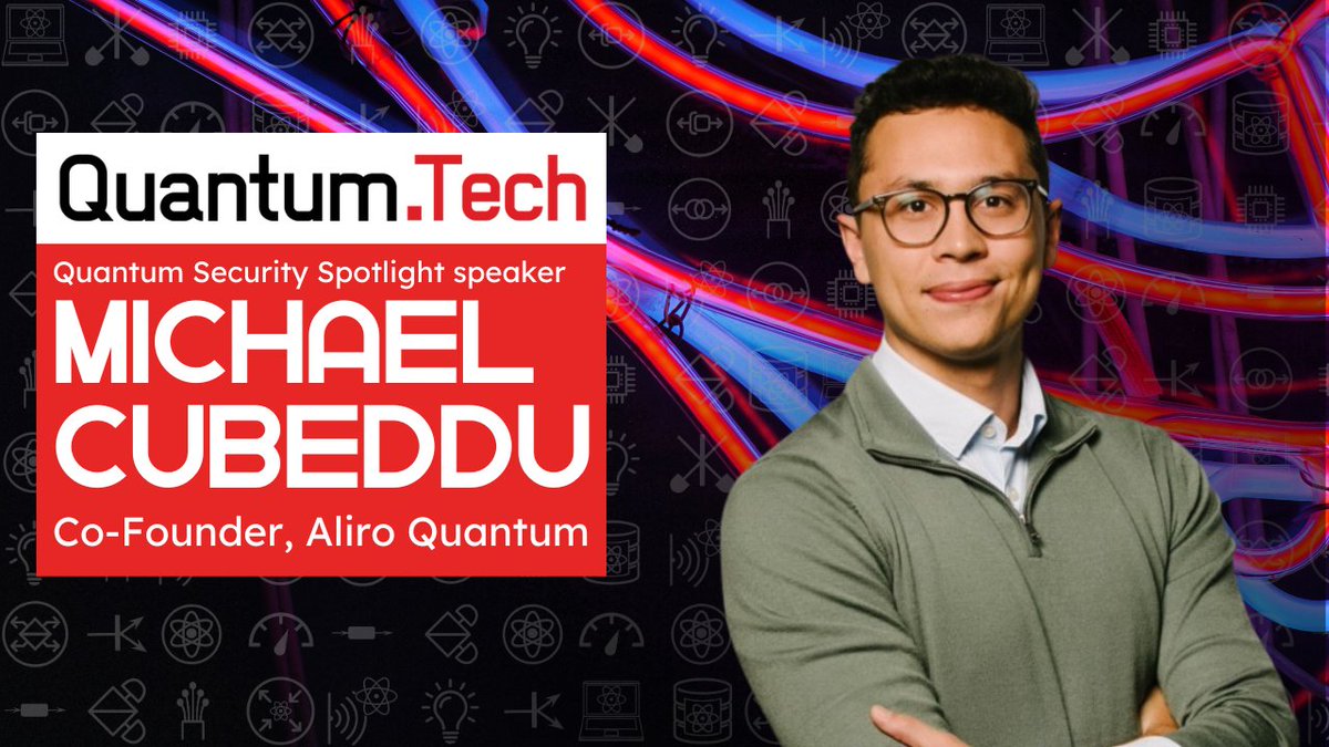 Aliro Co-Founder Michael Cubeddu is speaking at the Quantum Tech conference (Washington DC) next week on April 24th. You can also catch Aliro at Booth D6. Hope we see you there!
#SecureNetworks #QuantumNetworking