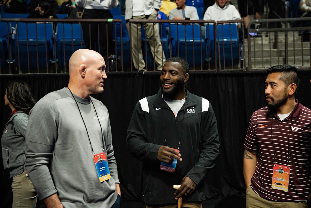 VTechWC's tweet photo. 𝗚𝗼 𝗴𝗲𝘁 𝗽𝗮𝗶𝗱, 𝗟𝗮𝗰𝗲𝗺𝗮𝗻 💰

Good luck to our guy and former resident-athlete @WhoIsJamesG this weekend in State College at the 2024 US OTT! Do your thing, JG 🟢
#SERTC #Hokies 🦃 https://t.co/FYsVZFIXmw