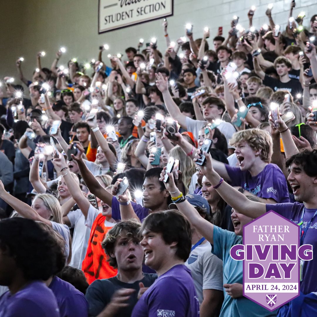 Giving Day is April 24, but the giving starts now! Help us reach our goal of 250 Giving Day donors by making an early gift today at fatherryan.org/givingday When we reach 250 donors, we will unlock a $10,000 challenge gift. #FRHSGivingDay2024