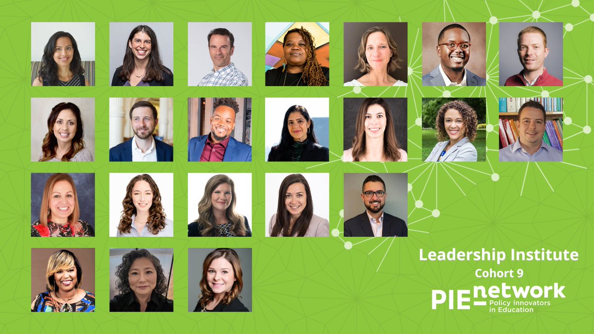 Thrilled to welcome these 22 leaders to Cohort 9 of the @PIEnetwork Leadership Institute! After their year-long experience, they'll join over 180 alumni who are leading efforts across the US to improve outcomes & opportunities for students. (Let the cohort competition begin! 😉)