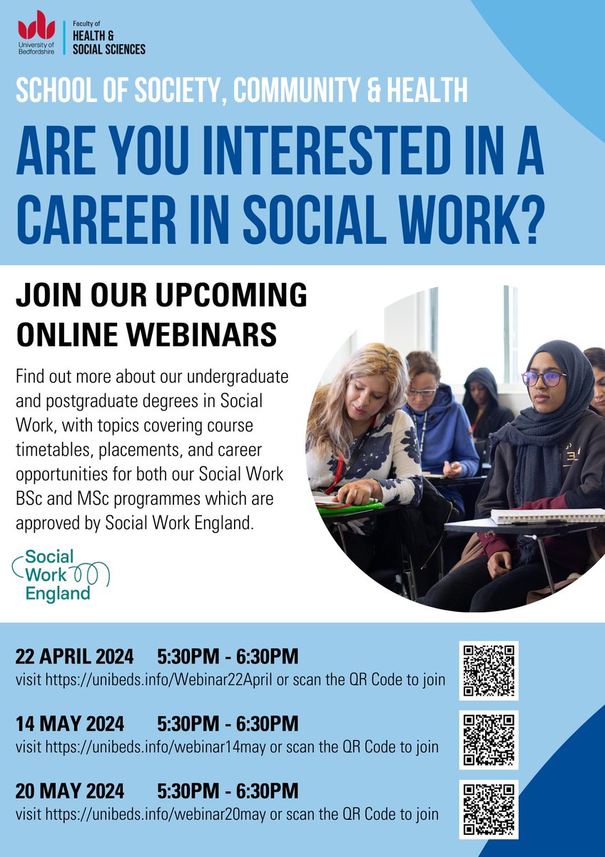 Uni of Beds School of Society Community and Health tweet media