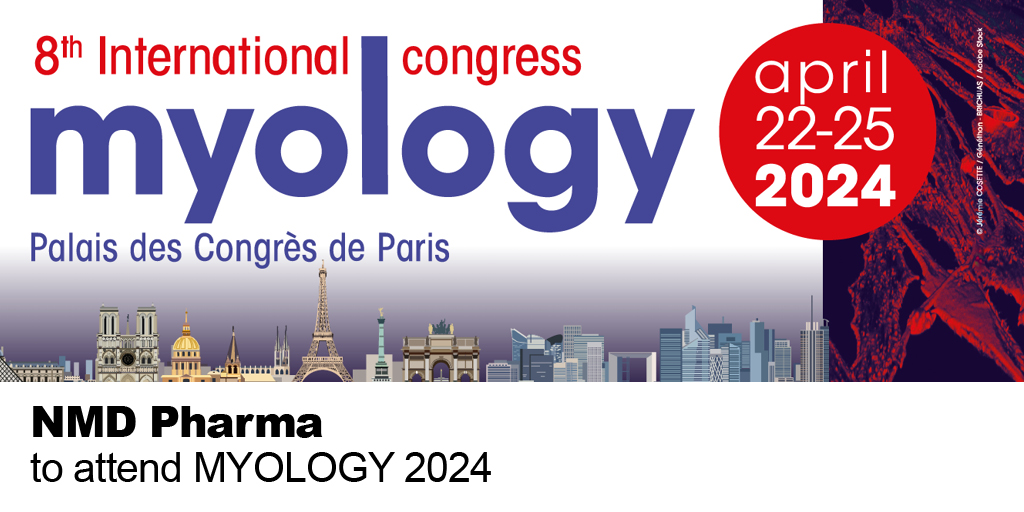 @NMDPharmaThomas, CEO, Martin Brandhøj Skov, Innovation Manager, and Teresa Gidaro, Director of Clinical Development, will be in Paris, France from 22-25 April for @Myology2024. For more: myology2024.org/?culture=en-GB

#Biotech #NeuromuscularDisease