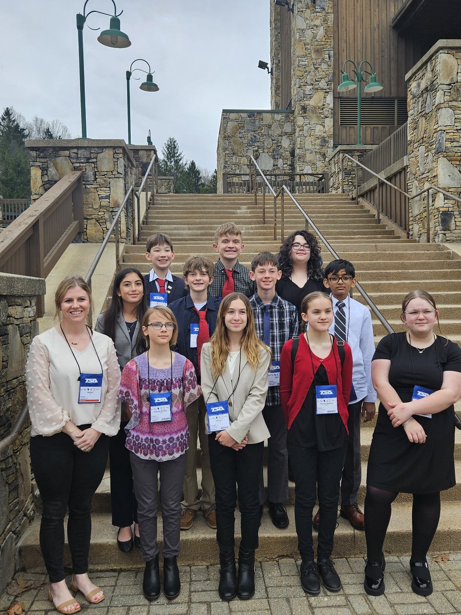 GettysburgTSA's tweet photo. @GASD_PA Gettysburg Area Middle School students are ready to compete in the 2024 @PennsylvaniaTSA state leadership conference at Seven Springs resort.

#gowarriors https://t.co/Xry3CBezqp