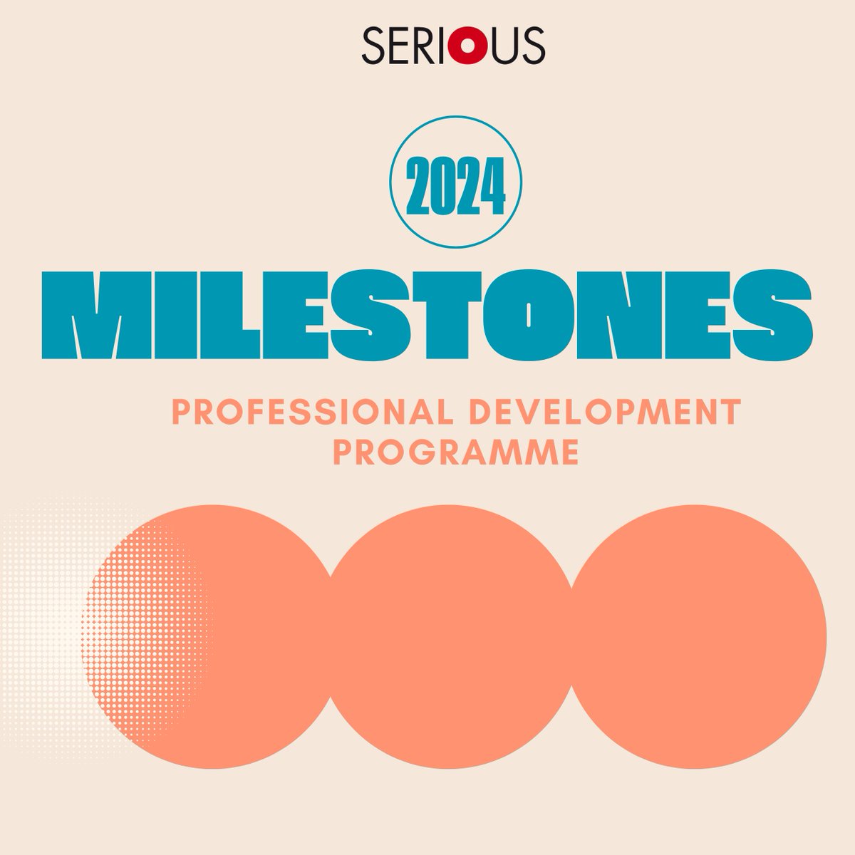🚨 Last chance to apply to our professional development programme Milestones Are you aged 18 - 23 years old and wanting to build a career in the live music industry? Find out more and apply at serious.org.uk/milestones Deadline: 5pm TOMORROW!