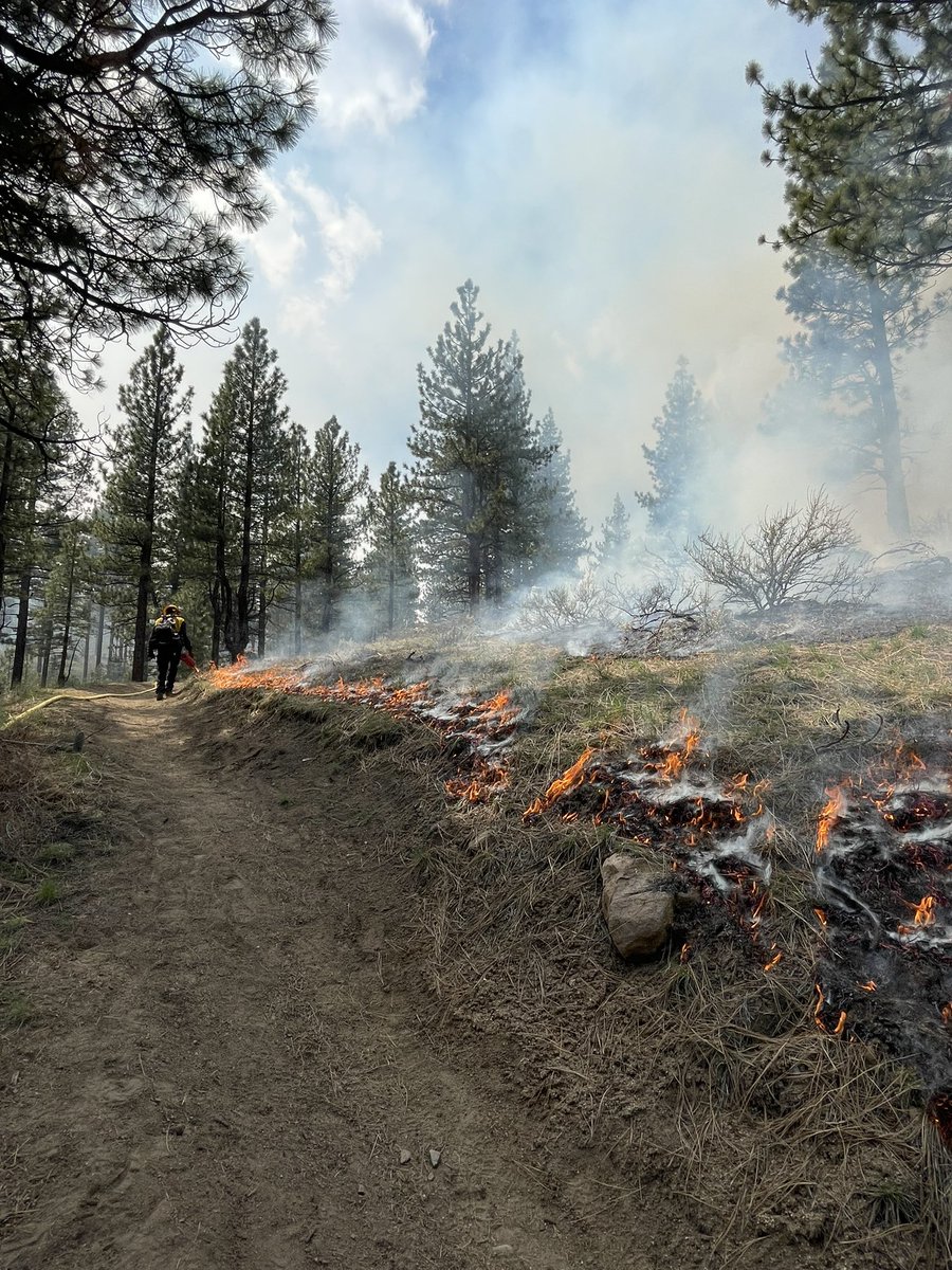 ⚠️Prescribed burning will continue today west of Cold Springs and north of Verdi in Dog Valley. #TMFR wildland crews are supporting @HumboldtToiyabe to reduce the wildfire risk. Please do not call #911.