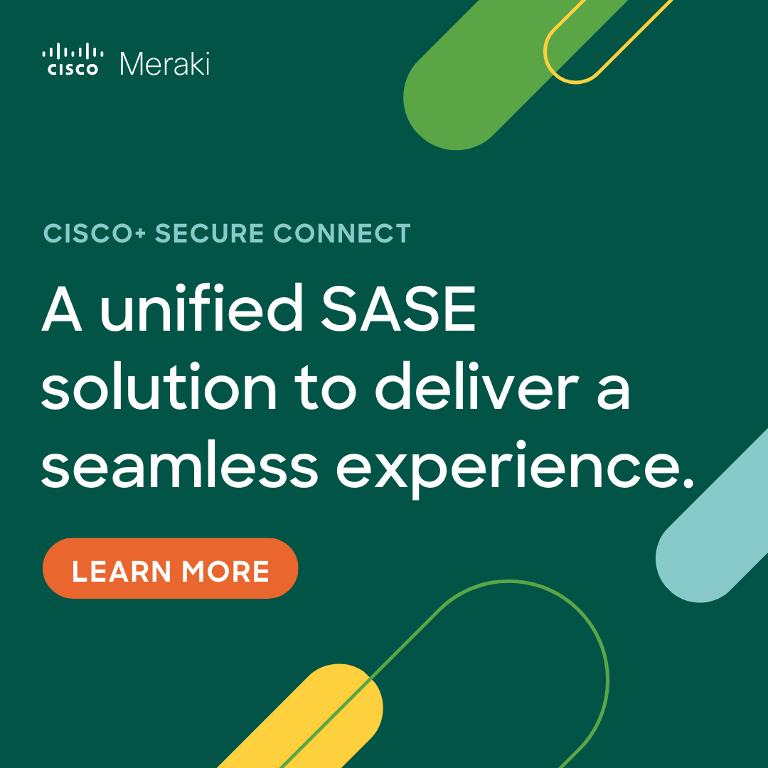 advantexuk's tweet image. 💯 Reliable experiences are just as important as secure ones. Discover how Cisco+ Secure Connect makes it easy to provide both for your #HybridWorkforce.

Learn more ⬇
hubs.ly/Q02tk9Fw0

#CiscoMeraki #SASE