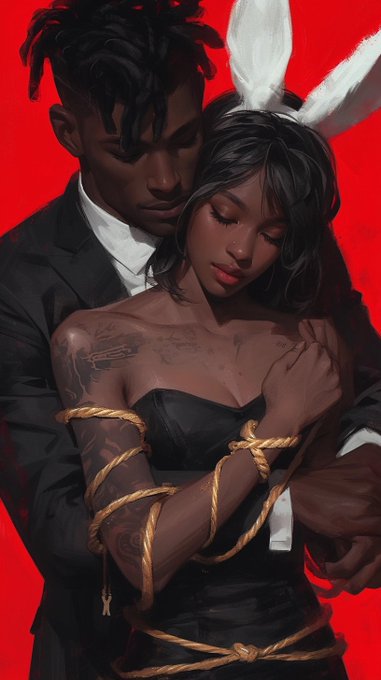 &ldquo;Date Night&rdquo; 🪢🐰&spades;️&hearts;️🪢  #AIart #midjourney #DigitalArt #girls #bunnies #ropebunny #shibari #concept #snake<a href="/tag/aiart"class="tags">#AIart</a><a href="/tag/midjourney"class="tags">#midjourney</a><a href="/tag/digitalart"class="tags">#DigitalArt</a><a href="/tag/bdsm"class="tags"><span>#bdsm</span></a><a href="/tag/girls"class="tags"><span>#girls</span></a><a href="/tag/tattoo"class="tags"><span>#tattoo</span></a><a href="/tag/bunnies"class="tags"><span>#bunnies</span></a><a href="/tag/snake"class="tags"><span>#snake</span></a><a href="/tag/concept"class="tags"><span>#concept</span></a>