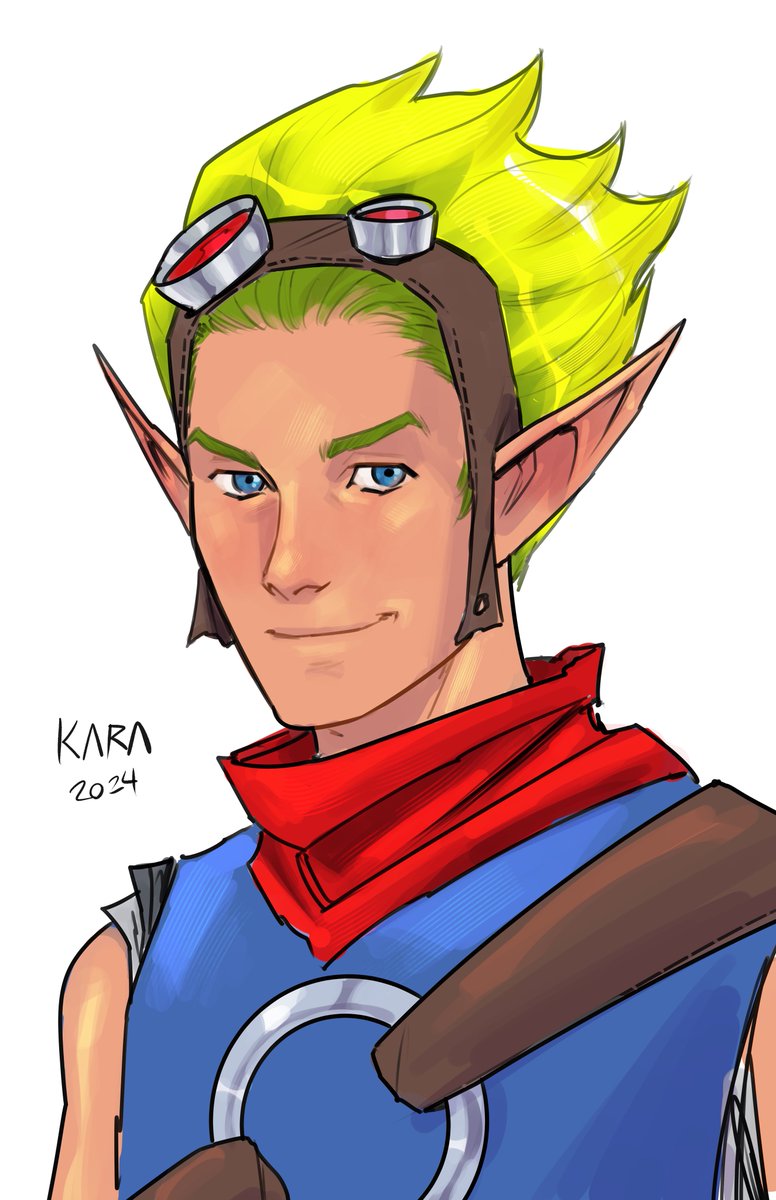 Jak for today’s warmup, what do y’all think of this more painted look?