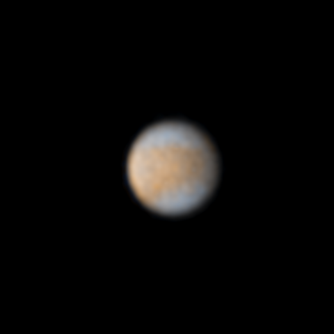 tw__astro's tweet photo. #Venus this afternoon, on approach to solar conjunction at 98% phase. IR-UV false colour. https://t.co/dy5zc1HBKz