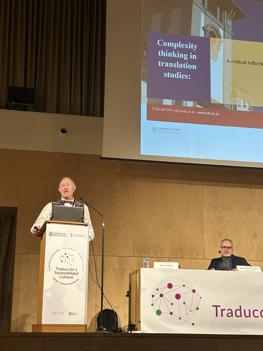 MarijaTodorova's tweet photo. Looking forward to the keynote by prof. Marais #translationstudies #complexitythinking https://t.co/wBFqnaUimy