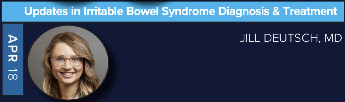 Don't miss tonight's #TrustYourGut webinar on 'Updates in Irritable Bowel Syndrome Diagnosis & Treatment' presented by Dr. Jill Deutsch. Join us on Zoom at 5 PM. #digestivehealth #IBS @YaleDigestive @YaleIMed ⌛️Registration closes at 3 PM EST 👉🔗RSVP: shorturl.at/afxGO