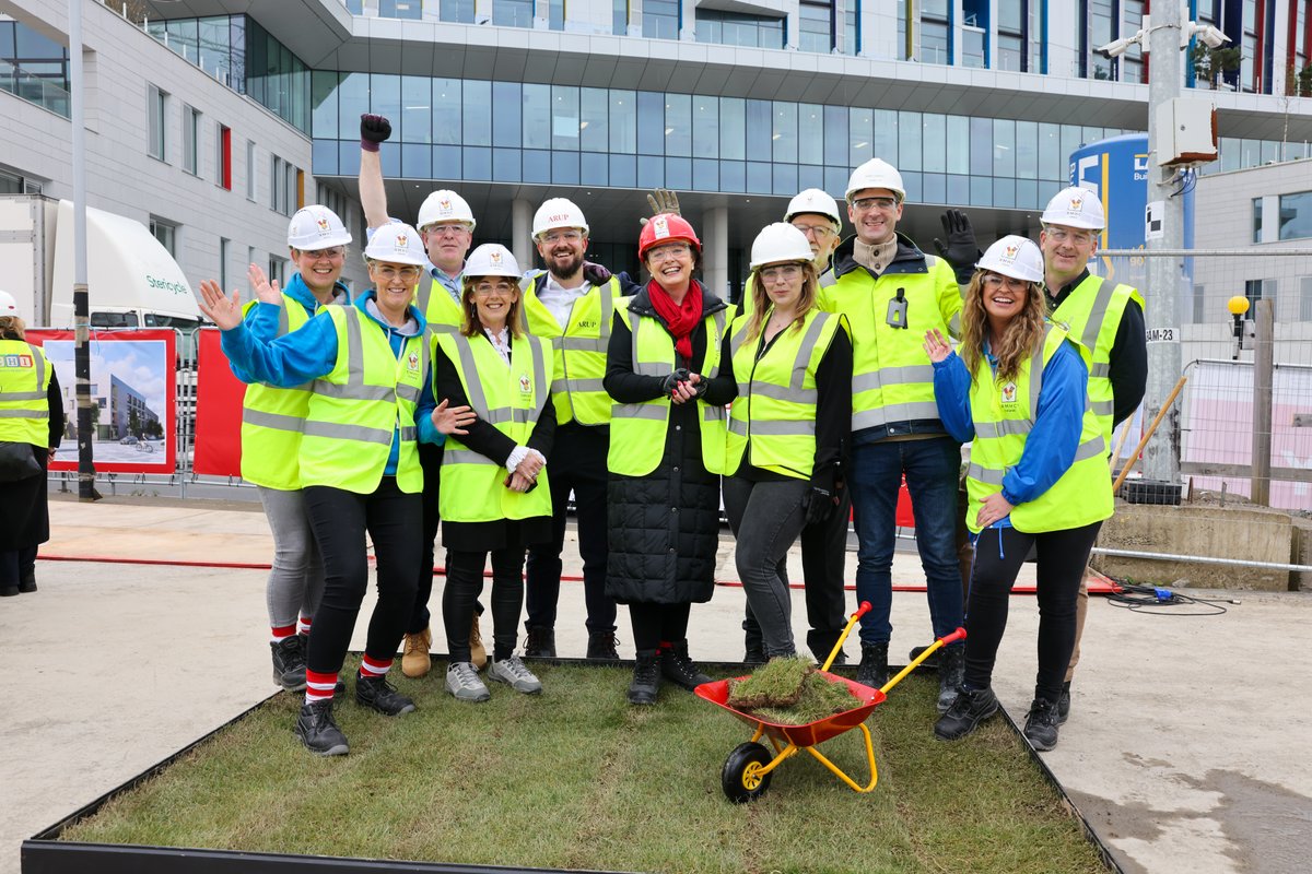 BDP celebrated a significant milestone at the Turning of the Sod ceremony for the new Ronald McDonald House at Dublin's New Children’s Hospital, which will provide essential accommodation for families of children in critical care while also serving as a fundraising hub for @RMHC
