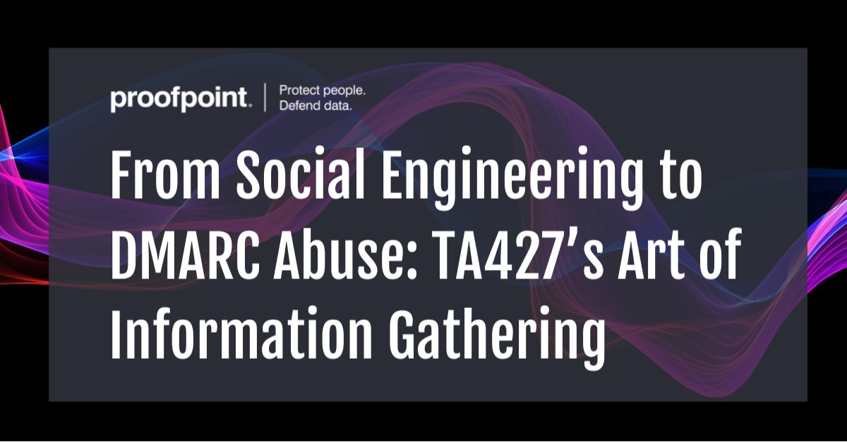 garysharp65's tweet image. Proofpoint’s @threatinsight team has been tracking state-aligned actors for years. In a new report, they detail #TA427, a likely #DPRK aligned-group observed using new tactics, including persona spoofing and the incorporation of web beacons.  bit.ly/3U0d5ul