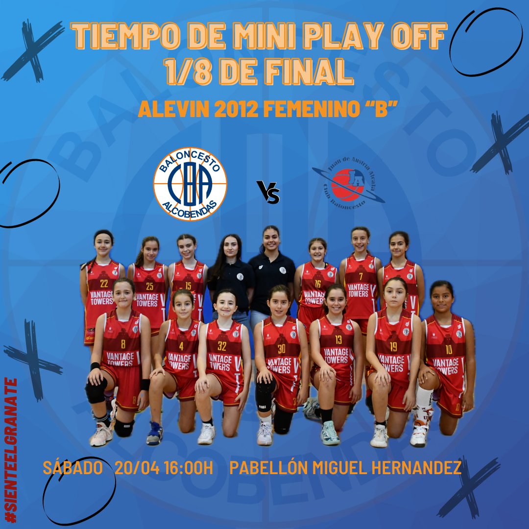 cbalcobendas's tweet photo. #PlayoffCBA
¡Se acerca otra semana llena de emociones con los #MiniPlayoffs! 💥💥
Este fin de semana llega con el segundo partido de 1/8 de final para nuestros equipos #Alevin2012Fem, #Alevin2012BFem y #Alevin2012Masc, mientras que #Alevin2013Fem#BENJAMIN2014Fem https://t.co/L2ETvHfyn9