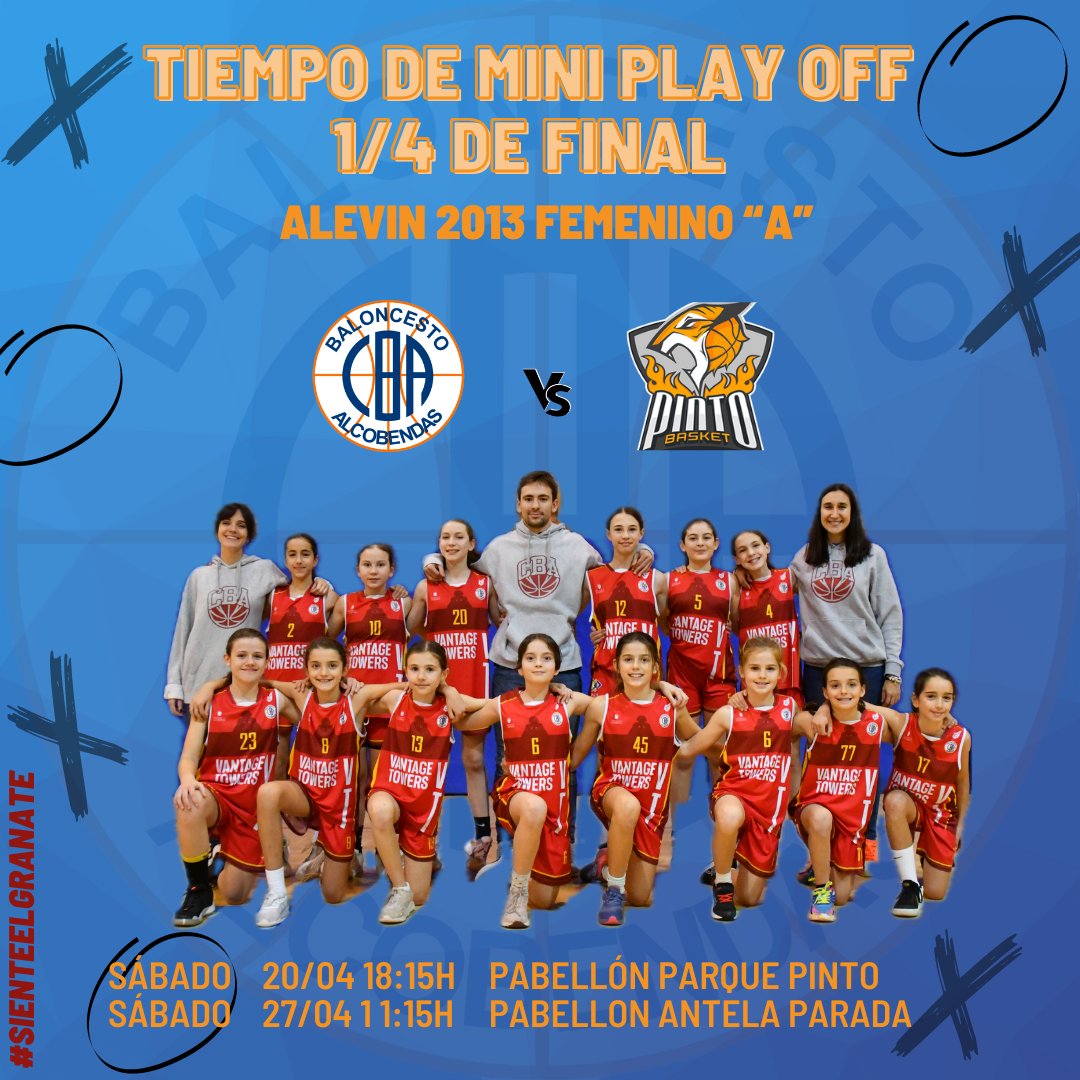 cbalcobendas's tweet photo. #PlayoffCBA
¡Se acerca otra semana llena de emociones con los #MiniPlayoffs! 💥💥
Este fin de semana llega con el segundo partido de 1/8 de final para nuestros equipos #Alevin2012Fem, #Alevin2012BFem y #Alevin2012Masc, mientras que #Alevin2013Fem#BENJAMIN2014Fem https://t.co/L2ETvHfyn9