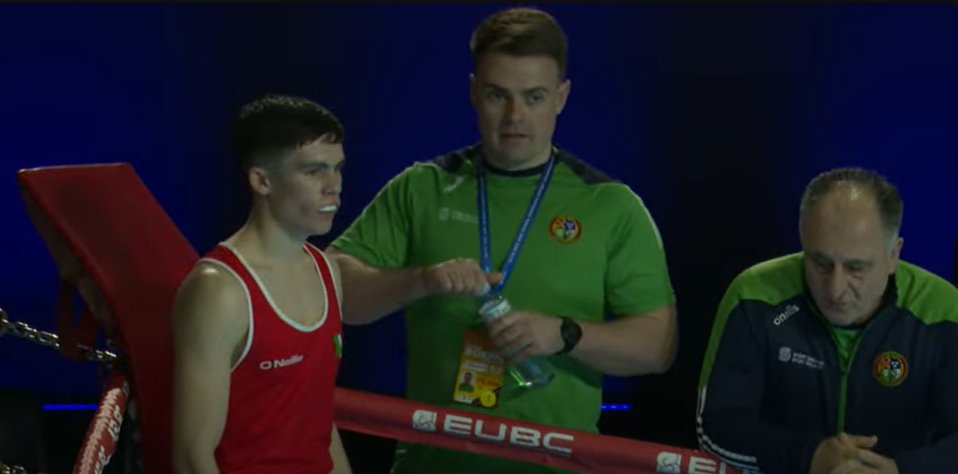 Opening unanimous decision European Championships bout win for 57kg Adam Hession over Georgia’s Giorgi Kapanadze. Adam is next in action on Sunday, in the second series preliminaries. He'll contest against Vasile Usturoi, BEL.