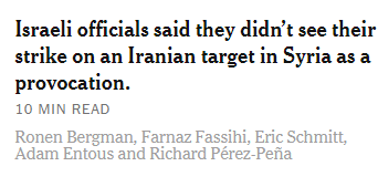 Yeah, who'd have guessed that if you bomb Iran's consulate and kill three generals, Iranian leaders would get all upset about it?