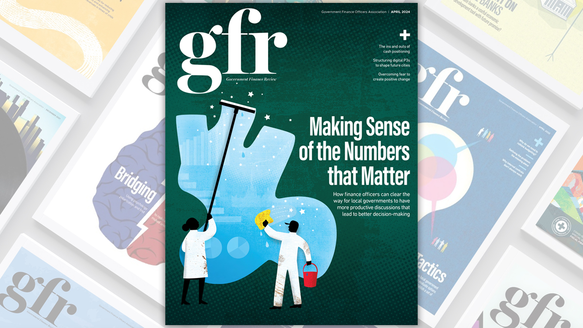 Have you read the April issue of GFR? This month's magazine highlights how to architect a budget process, budgeting transparency initiatives, payroll processing, generative AI and local government, GASB 102, members spotlights and much more. gfoa.org/gfr-april-2024. #GFOA