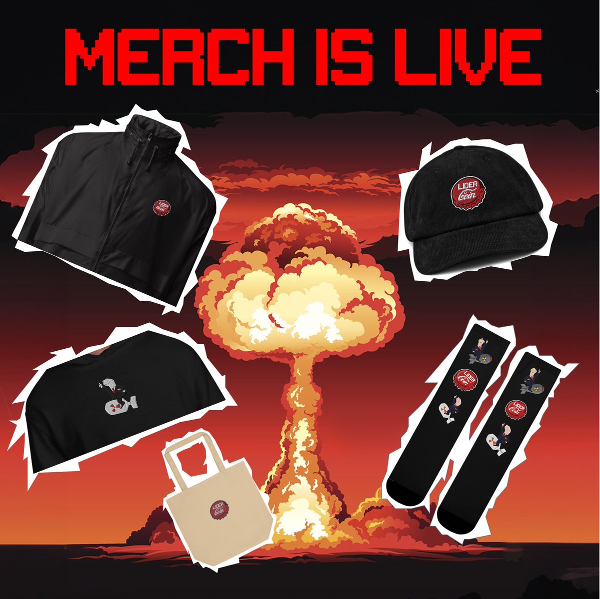 🚨 Merchandise is LIVE! 🚨
Find your new $Lider merch at:

Instructions on site
🔗 lidersol.xyz/services-9
Join us on Telegram for more info 
👉 t.me/+_SOIyqUGgCs2M…
💰Buy here
dextools.io/stage/en/solan…