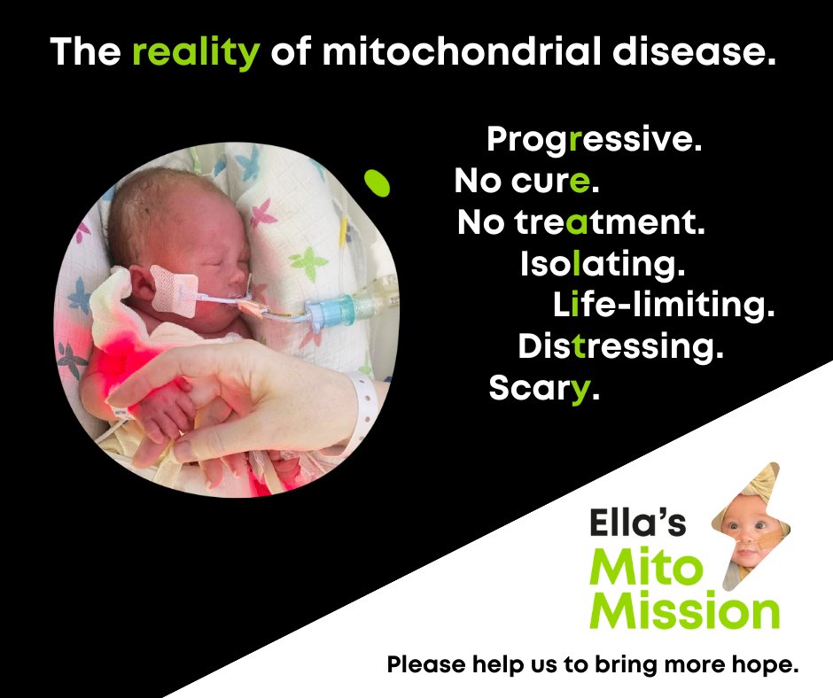 To read more about Ella's story with mitochondrial disease click the link below:
mymitomission.uk/ellas-mito-mis…

#mymitomission #ellasmitomission #realityofmito #mitochondrialdisease #supportourcause