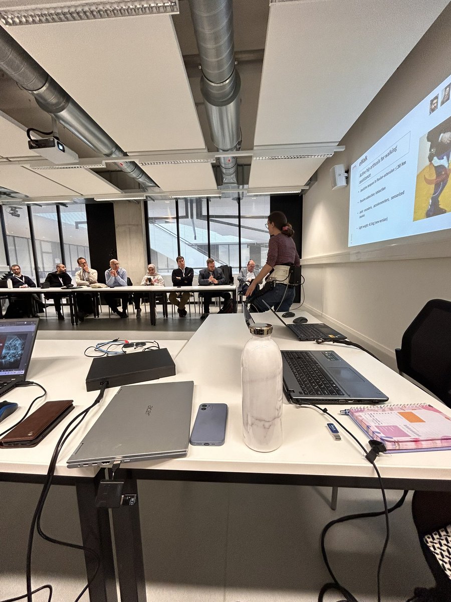 We were happy to present our exoskeletons and knee injury prevention project to the TransformTECH group this week! 🤩 TransformTECH is a collaboration between @EPFL and @IMD_Bschool that focuses on perspectives of business with which you can harness technology!