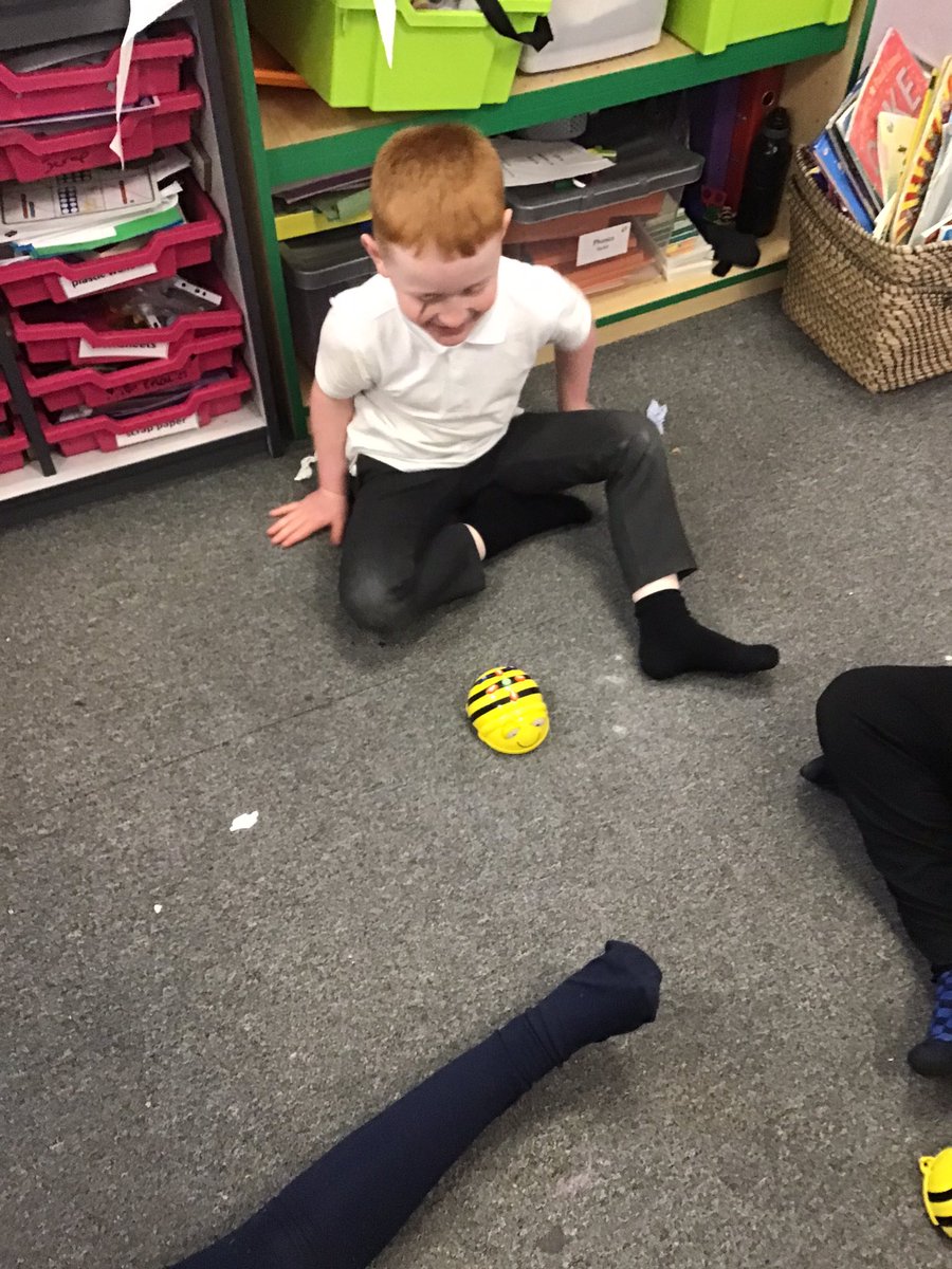 Starfish have been practising programming the Bee-Bots in computing. #engage #PracticalLearning