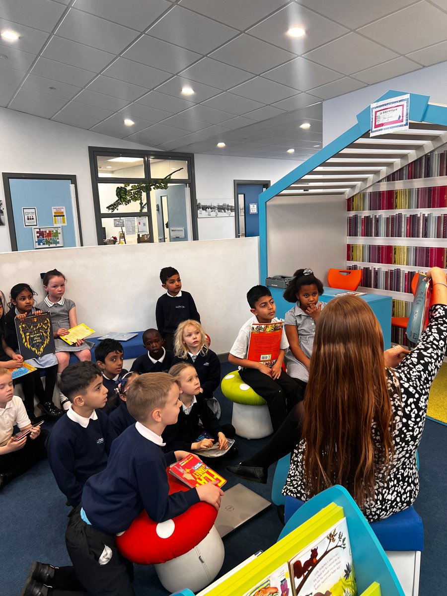 Great to see happy, engaged reading taking place across @GreatOusePriAcc today 📚

Lots of hands enthusiastically shooting in the air to discuss the text they've been studying.  

Thank you to Mr Henderson and Miss Sharpe for letting us sit in on the fun 😊

#AchievementForAll