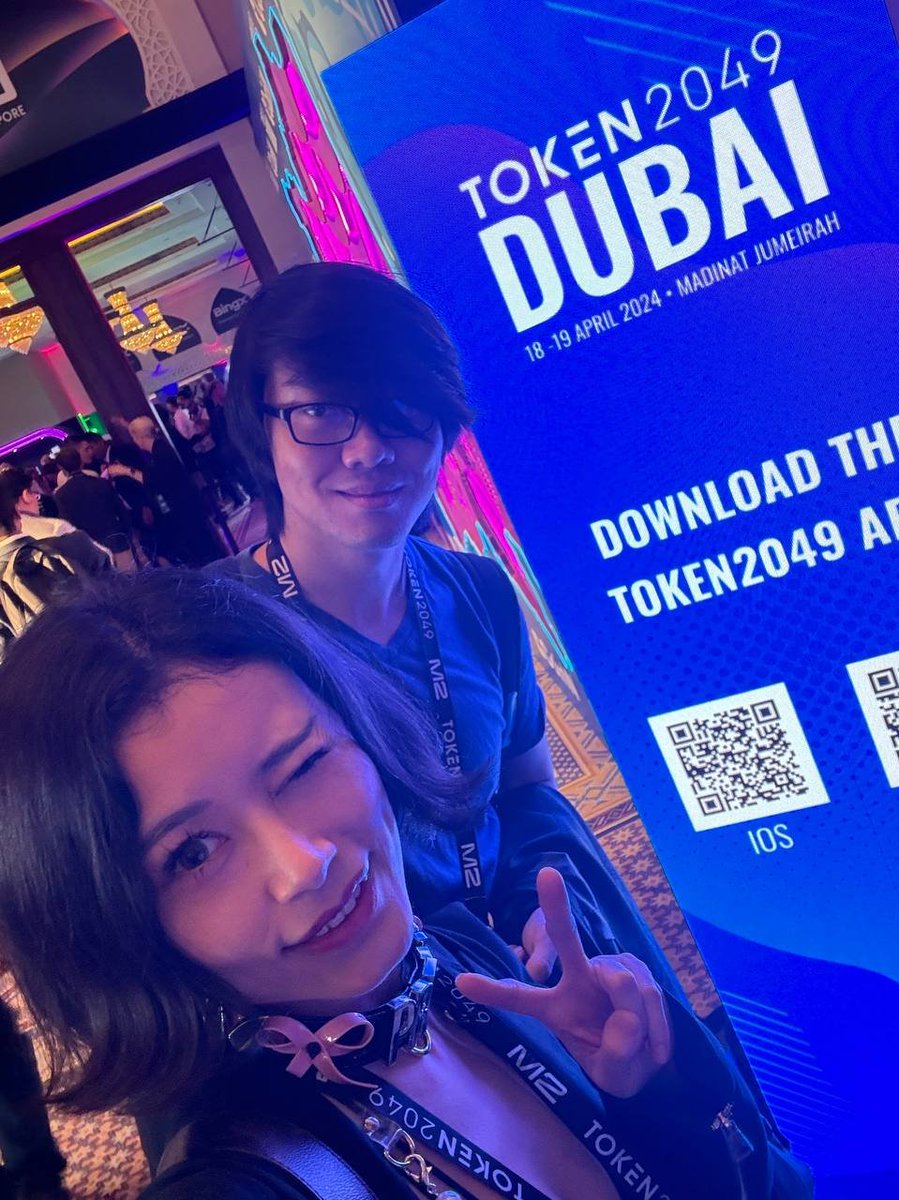 token2049 Dubai！

@amelia01220581

@Reinhardt1991 

#AIxCrypto #Token2049📷 #BlockchainEvent #PredX #SEI