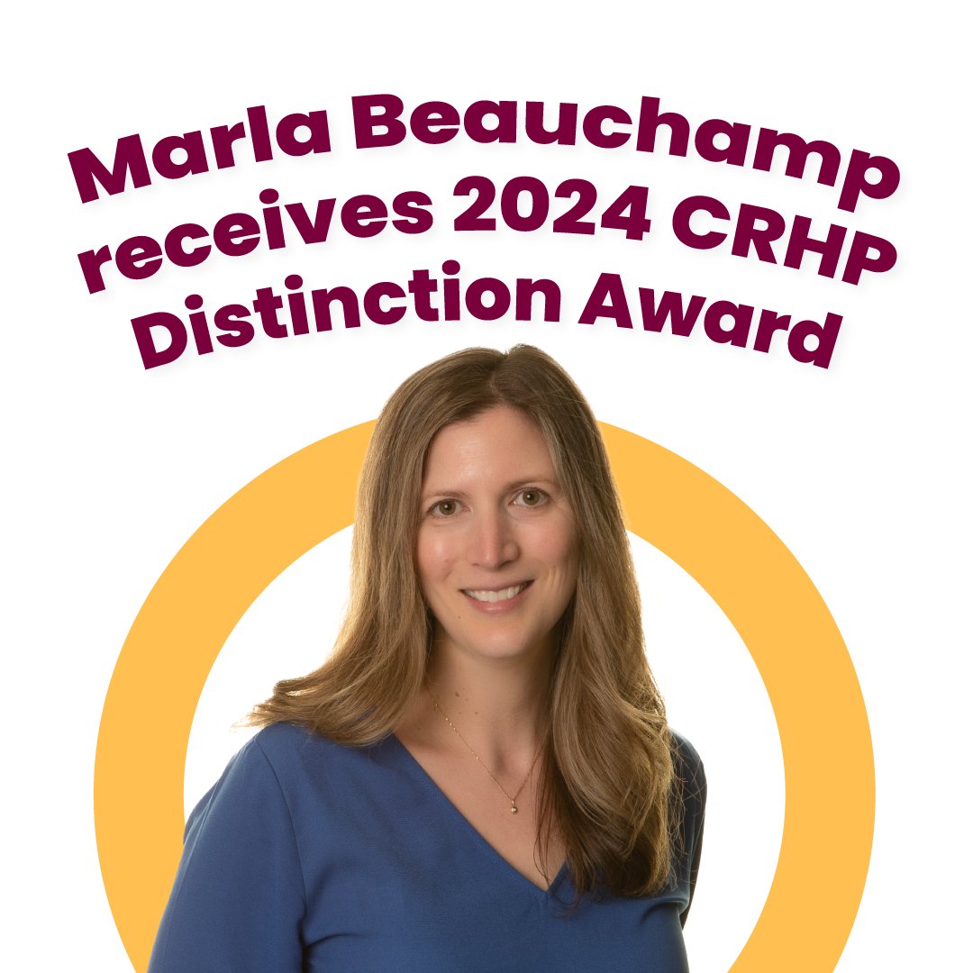 Congrats to Marla Beauchamp (@marlabeauchamp) for receiving the 2024 CRHP Distinction Award from the Canadian Thoracic Society (@CTS_SCT)! The award was created to recognize healthcare professionals who have enhanced respiratory care through unique or long-term contributions.
