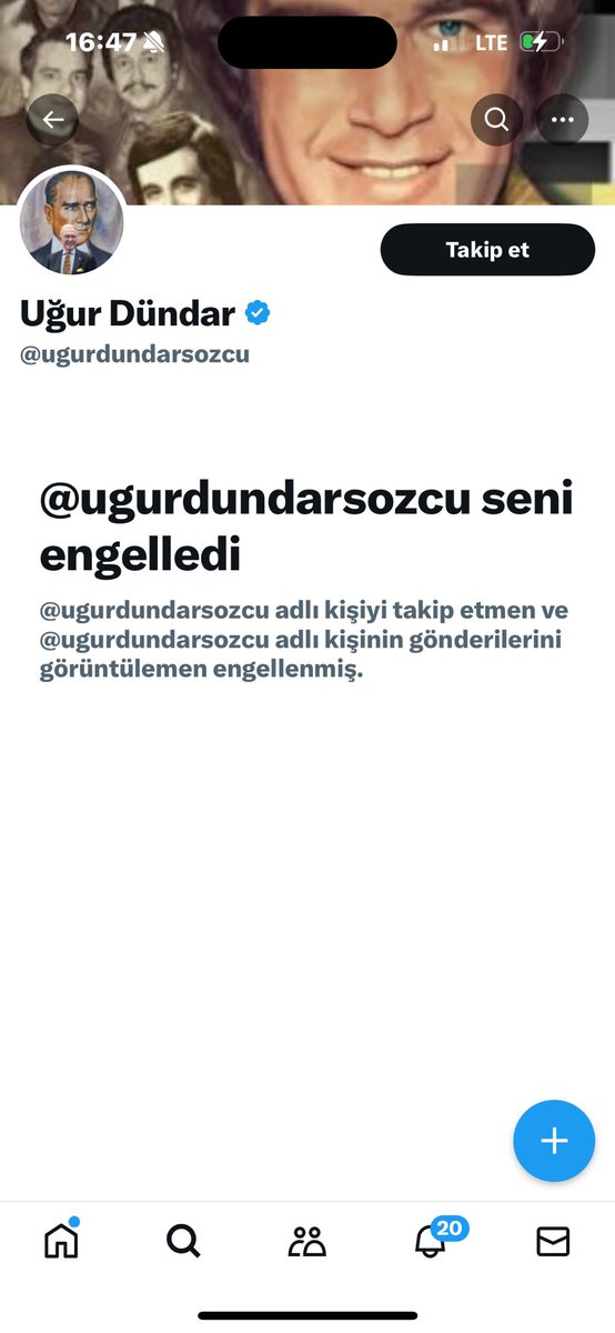 Bu beni niye engelledi şimdi ne dedik yav 😁😁😁