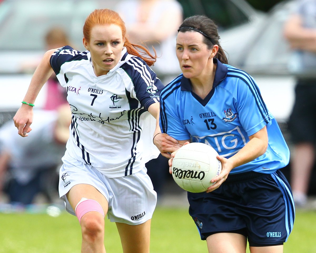 #ThrowbackThursday All the way back to June 22nd 2014! Dublin defeated Kildare @LeinsterLGFA SFC semi-final on the score line of 3-20 to 0-08, Sinéad Aherne with 3-05 from play This Sunday, 10 years later both counties will meet again at 2pm in Parnell Park - Rd 1 LSFC 2024…