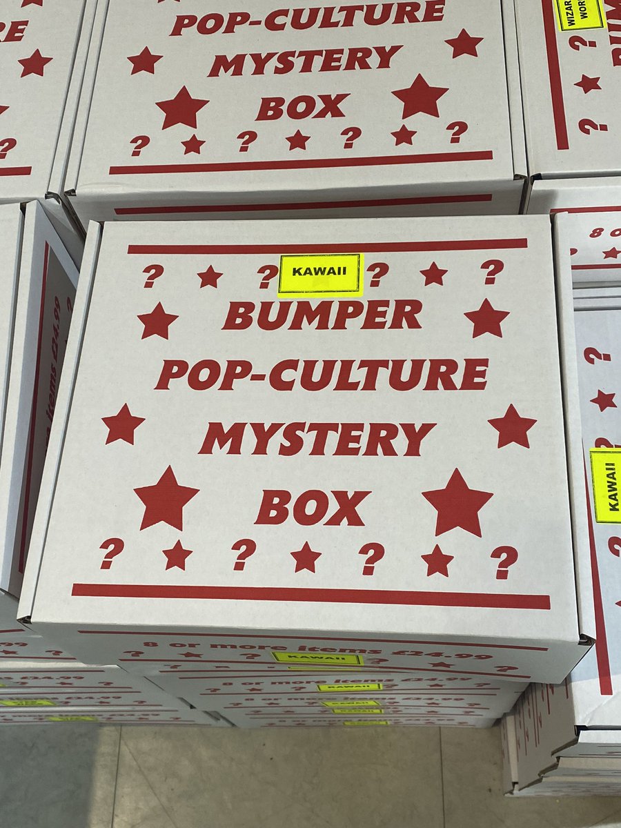 hmvBelfast's tweet photo. We have some very cool and interesting mystery boxes need our tills on the ground floor, labels with different themes, check them out now 👀🩷
#mystery #mysterybox #blindbox #blindboxunboxing #pop #popculture #popculturemysterybox #hmv #hmvexclusive #hmvbelfast https://t.co/XRCmDLwJjj