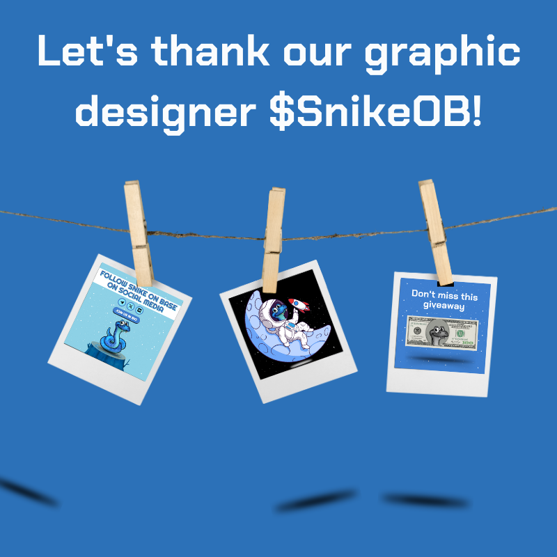 SnikeOB's tweet photo. 🤝Let's thank all our designers for their hard work over the weeks to finally bring to light the project that will blow away all the scores in this year 2024. 💙💙
$Snike https://t.co/6SIPwdg2Xy