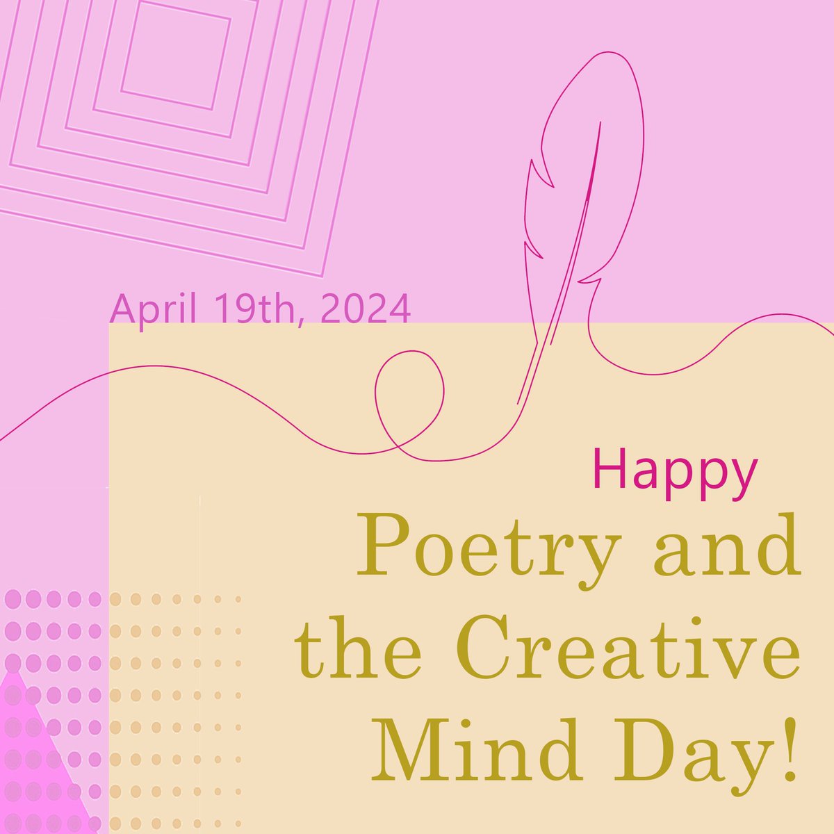 Today, April 19th, 2024, is a small holiday, Poetry and the Creative Mind Day! We're taking today to appreciate all of the wonderful poetry we have been able to publish here at the press over the years.