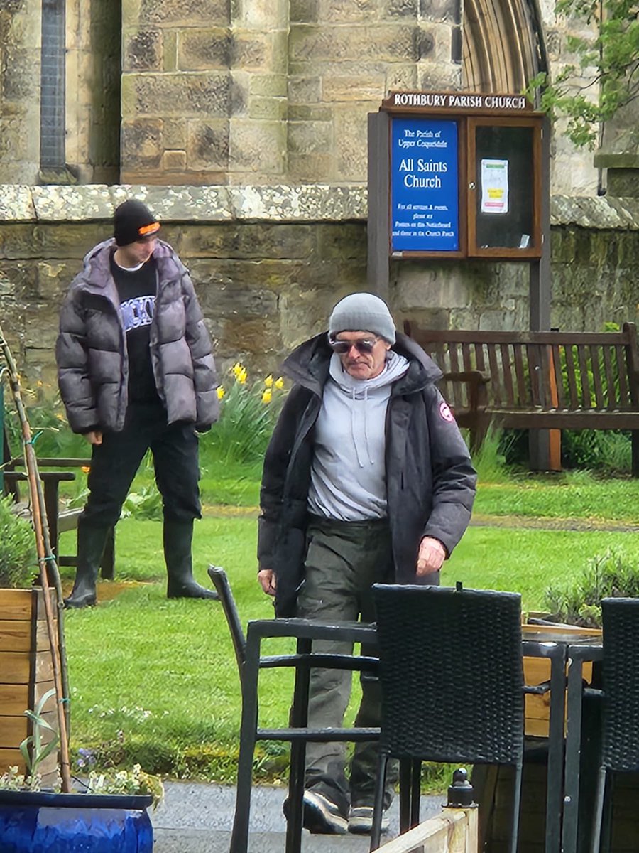 Danny Boyle and his team in Rothbury scoping out the village for his film 28 Years Later.
Supposedly starring Cillian Murphy, Jodie Comer, Charlie Hunnam and Ralph Fiennes.