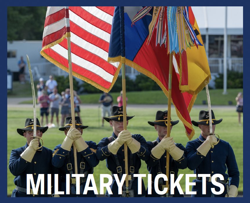 Complimentary Military Tickets are now available to Active, Reserve & Retired military personnel thanks to a generous gift from the Rainwater Charitable Foundation, TXO Energy and Lincoln Builders. charlesschwabchallenge.com/tickets/milita…