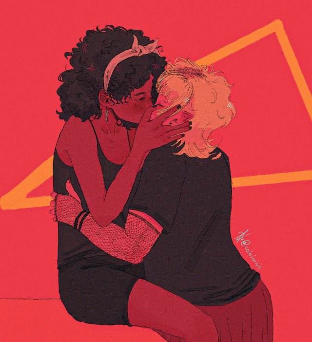 cciniminis's tweet photo. OCs kissing……….
.
#wlw #sapphic https://t.co/wzEshAtM9U