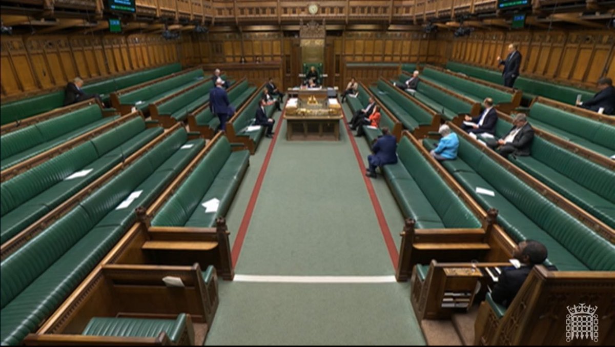 NOW: @ABridgen is leading a debate on excess deaths in the UK Parliament, and this is the total amount of MPs who have decided to show up.