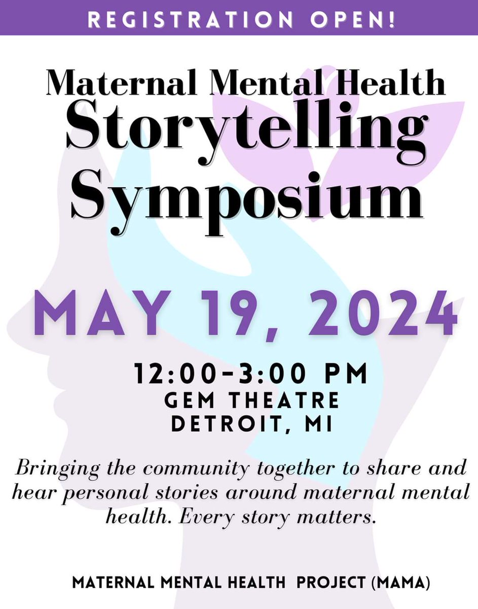 Come support our brave storytellers! eventbrite.com/e/maternal-men…