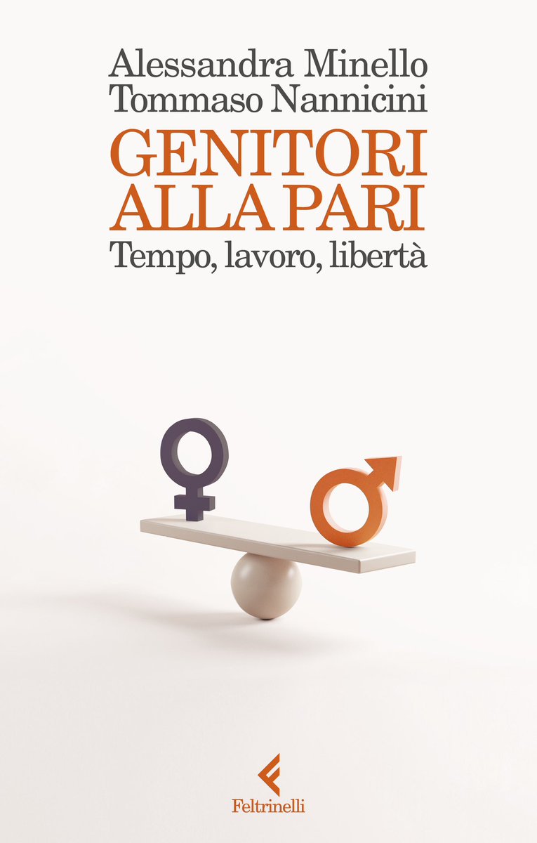 Ci siamo! Dal 30 aprile in libreria e già ordinabile online: “Genitori alla pari. Tempo, lavoro, libertà”. Il mio libro con @ale_minello edito da @feltrinellied. La parità inizia a casa 👇 feltrinellieditore.it/opera/genitori…