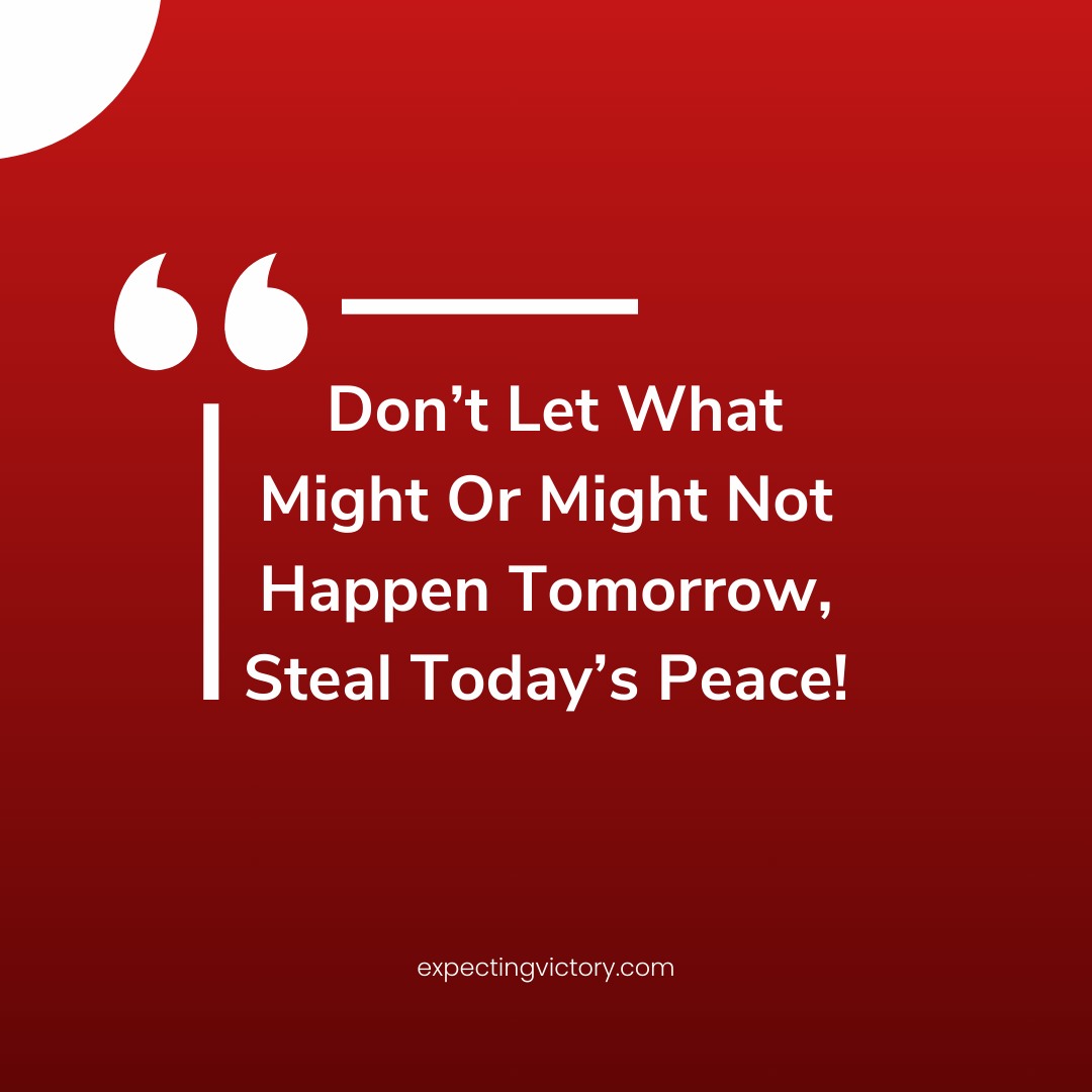 Don't let the uncertainties of tomorrow steal the peace of today. Be a good steward of each moment you're gifted, embracing the present and making the most of now.

#EmbraceThePresent #TodayIsAGift