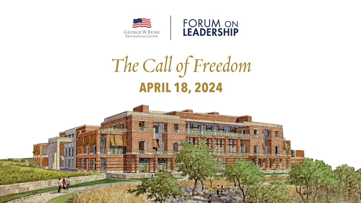 Tune into today's @TheBushCenter's #ForumOnLeadership, kicking off at 9:00am CT/10:00am ET. Looking forward to discussing human rights with Will Inboden, @NicBibSed, & Igor Khrestin later this morning : buff.ly/3vOokht