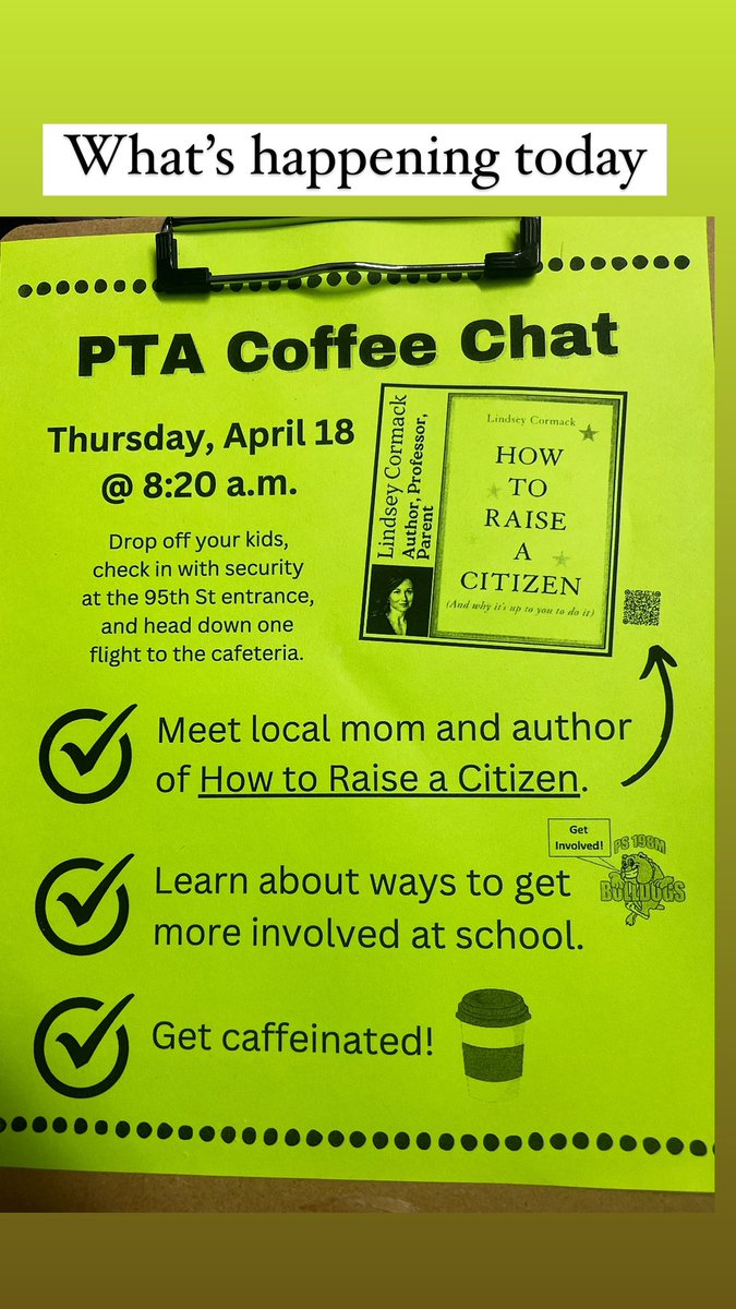 I’ve always known that I like the work of parent teacher associations, but I am now finding that talking with PTAs is one of the best settings I can be in. Huge thanks to the (mostly moms) free labor that makes communities stronger and schools better! #PTA