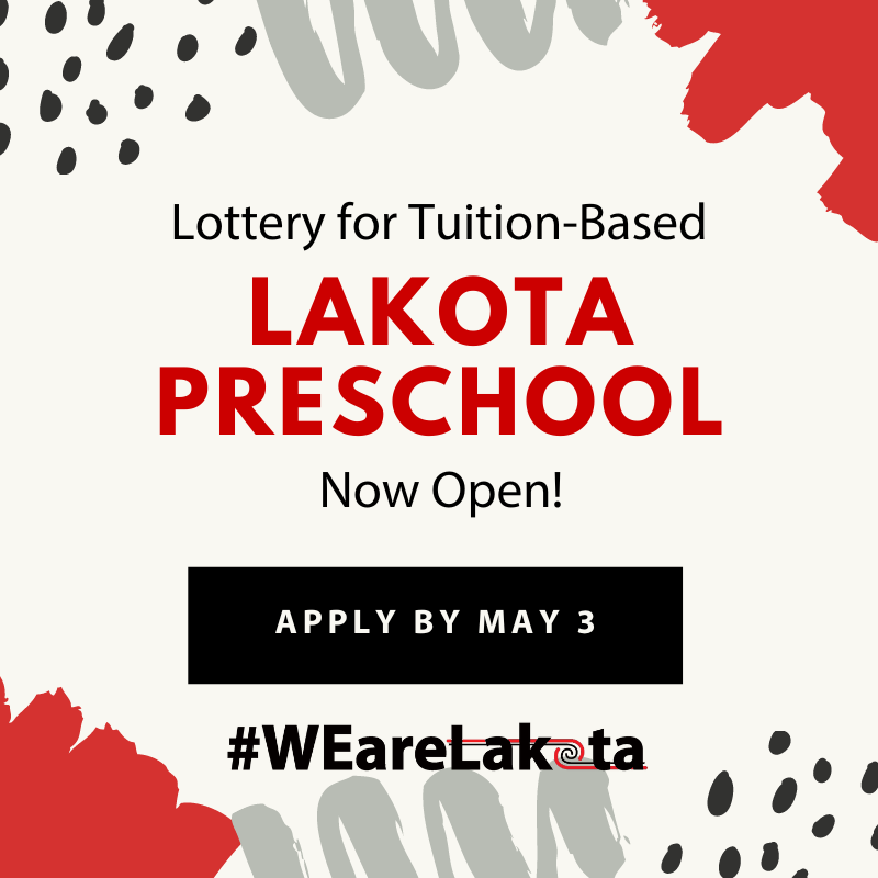 Tuition-based seats for Lakota's preschool program next school year may be limited, but you could win the LOTTERY! Be sure to apply by May 3: trst.in/hZRo7M #WEareLakota