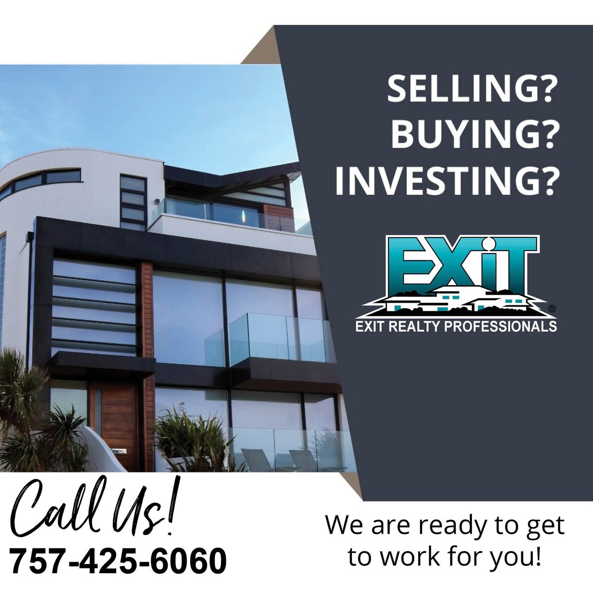 Whether you're buying, selling, or investing in real estate - EXIT Realty Professionals is here to help you!

#VirginiaBeachRealEstate #EXITrealty #coastalhome #RealEstate #VirginiaBeach #homesforsale #hamptonroads #propertysolutions #propertymanagement...