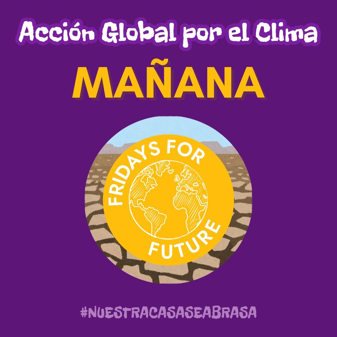 🌍🔥MAÑANA ACCIÓN GLOBAL POR EL CLIMA 🔥🌍

Ante la desertificación, medidas y acción climática

#NuestraCasaSeAbrasa

#ClimateJusticeNow