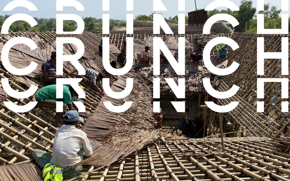 CRUNCH returns next week for the summer term. On 25 April, architect Rizvi Hassan discusses creative and community lessons learned while working with Rohingya refugees. With chair @DrClareMelhuish and respondent @Jonathan_Saha. ucl.ac.uk/bartlett/archi…