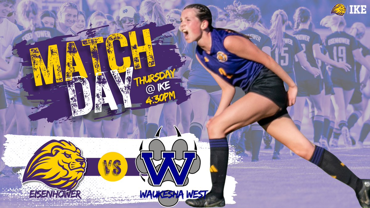 IkeLions's tweet photo. Eisenhower hosts Waukesha West today at 4:30pm at C&amp;M Fencing Field! Get out and support!!!
#letsgoike⚽️ https://t.co/1yfW44MUBn